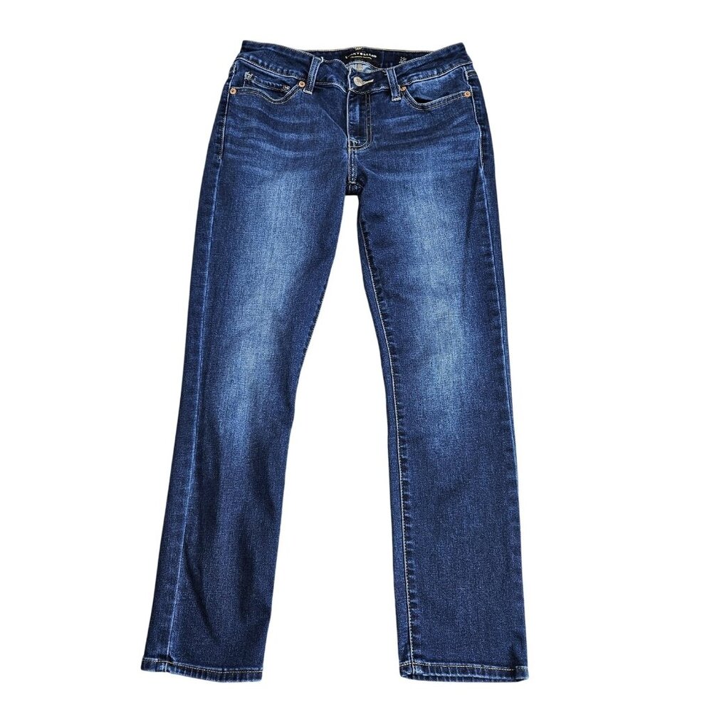 Lucky Brand Lolita Skinny Ankle Cheville‎ Jeans Womens 4/27 Blue Stretch Denim